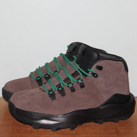 Nike Cygnal Leather Waterproof Boots Mens 10 Baroque Brown Black - Picture 2 of 6